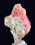 3.1cms RHODOCHROSITE FLUORITE PYRITE CRYSTAL RHOMBOHEDRAL SUPER MINIATURE RB289