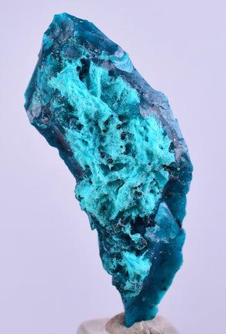 4cm GEM BLUE MALACHITE CHRYSOCOLLA PERU ROSETTE BOTRYOIDAL CRYSTAL GRAPE  UB120