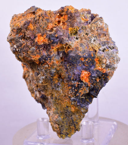 7.5cms GEM WULFENITE FLUORITE MIMETITE CRYSTALS ALAMO ARIZONA USA MINERAL YB57