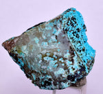 3.2cms QUARTZ CHRYSOCOLLA TENTADORA MINE PERU GRAPE BOTRYOIDAL CRYSTAL CB154
