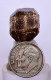 1.7cm GARNET GROSSULAR HESSONITE DODECAHEDRON CRYSTALS PERU MINERAL GB21