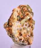 5cms YELLOW APATITE CRYSTALS IMILCHIL MOROCCO MINERAL SPECIMEN AB237