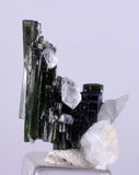 1.9cms TOURMALINE CLEAVELANDITE ALBITE ELBAITE BRASIL MINAS GERAIS MINERAL WB01