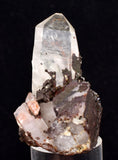4.6cms HEMATOID QUARTZ TERMINATED GOETHITE MINERAL SPECIMEN PERU QB116