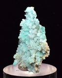 4.2cm SHATTUCKITE ON SELENITE PICKERINGITE CRYSTAL  COLOR PERU CHRYSOCOLLA TB71