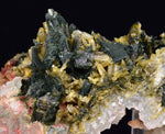 14cms PREHNITE EPIDOTE CLINOZOISITE LIMONITE SHINY NATURAL CRYSTAL MINERAL QB97