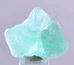 2.3cms EMERALD GREEN FLUORITE CRYSTAL PERU HUANZALA MINE SHINY NEW FIND KB10