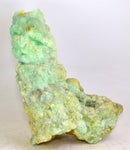 22cm MELANTERITE VOLCANO HOLE INSIDE STALACTITE CHALCANTHITE CRYSTAL PERU  FB77