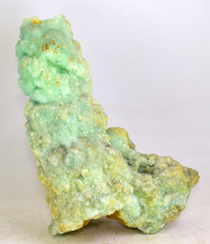 22cm MELANTERITE VOLCANO HOLE INSIDE STALACTITE CHALCANTHITE CRYSTAL PERU  FB77