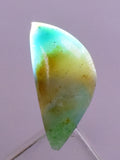 2.5ct GEM BLUE OPAL SCENIC CABOCHON PERU SEASCAPE PENDANT JEWELRY BB132