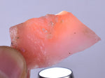70 grams GEM PINK OPAL PERU ROUGH PINKISH RED TRANSLUCENT CORAL COLOR PB81
