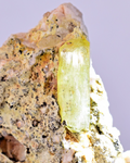 3.5cms YELLOW APATITE CRYSTALS IMILCHIL MOROCCO MINERAL SPECIMEN AB235