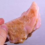 98 Grams GEM PINK OPAL PERU ROUGH ANGEL SKIN TRANSLUCENT CORAL COLOR PB94
