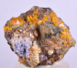 3.2cms GEM WULFENITE FLUORITE CRYSTALS ALAMO ARIZONA USA MINERAL SPECIMEN YB31