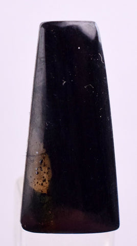 2.4 Grams LEMURIAN BLACK JADE GEM PERU PYRITE JEWELRY CABOCHON PENDANT BB182