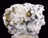 3.8cms APATITE QUARTZ PYRITE CRYSTALS DICKITE PERU HUANZALA AB230