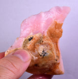 98 Grams GEM PINK OPAL PERU ROUGH ANGEL SKIN TRANSLUCENT CORAL COLOR PB94