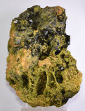 19cms EPIDOTE CRYSTALS PERU MINERAL SPECIMEN COLLECTOR  CB173
