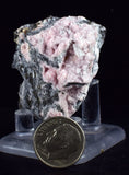 4.8cms RHODOCHROSITE ROSETTE PERU PINK CRYSTALS HUANZALA MINE MINERAL RB562