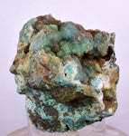 6.8cms DRUZY CHRYSOCOLLA QUARTZ PERU COPPER MINERAL SPECIMEN COLLECTOR DB59