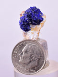1.7cms GEM AZURITE CRYSTALS MEXICO ROYAL BLUE COLOR SHINY UB275