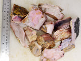 1 Kilo GEM PINK OPAL PERU ROUGH FREE SHIPPING TRANSLUCENT LIGHT COLOR PB98