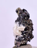 1.2cms NATIVE SILVER WIRE PERU ACANTHITE UCHUCCHACUA MINE MINERAL SPECIMEN HB201