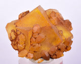 3.7cms GEM YELLOW FLUORITE SHINY CRYSTAL AHOULI MOROCCO MINERAL SPECIMEN KB48