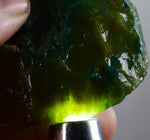 200grs GEM SILICA CHRYSOCOLLA LILY MINE PERU CHALCEDONY QUARTZ BLUE ROUGH SB107