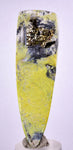 7.3cm CARVING FANG SERPENTINE PYRITE SCULPTURE ART PERU MINERAL SPECIMEN  JB06
