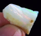 8.5cts FIRE OPAL AUSTRALIA PRECIOUS BLUE FIRE OPAL COBBER JEWELRY OB67