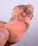 7.9 grams GEM PINK OPAL PERU ROUGH CORAL COLOR TRANSLUCENT MINERAL PB17