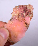 7.9 grams GEM PINK OPAL PERU ROUGH CORAL COLOR TRANSLUCENT MINERAL PB17