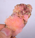 7.9 grams GEM PINK OPAL PERU ROUGH CORAL COLOR TRANSLUCENT MINERAL PB17