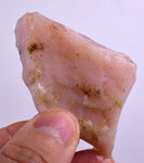 19.5 grams GEM PINK OPAL PERU ROUGH CORAL COLOR TRANSLUCENT MINERAL PB39
