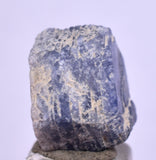 21cts SAPPHIRE CRYSTAL NATURAL ROUGH BLUE TANZANIA MINERAL SPECIMEN TB113