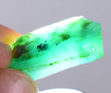 3 grams GEM BLUE OPAL PERU SLAB SCENIC SEASCAPE MINERAL SPECIMEN OB51