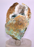 11cms DRUZY CHRYSOCOLLA ATACAMITE MALACHITE QUARTZ CRYSTALS LILY MINE PERU DB64