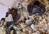 10.2cms TWIN CASSITERITE BRILLIANT CRYSTALS FACET GRADE  BOLIVIA MINERAL EB54