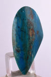 15.5ct GEM BLUE OPAL SCENIC CABOCHON PERU SEASCAPE PENDANT JEWELRY BB264