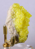 4.5cms SULPHUR NATURAL CRYSTALS BOLIVIA SULFUR POTOSI MINERAL SPECIMEN YB02