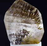 11cms QUARTZ DENDRITIC MANGANESE SHINY POLISHED CRYSTAL MINERAL SPECIMEN QB91