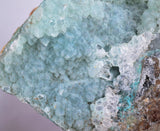 10cms DRUZY CHRYSOCOLLA QUARTZ LILY MINE PERU COPPER 2000 DISCOVERY DB81