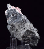 7.4cms RHODOCHROSITE ROSETTE PERU PINK CRYSTALS HUANZALA MINE MINERAL RB565