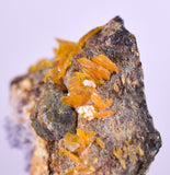 3.2cms GEM WULFENITE FLUORITE CRYSTALS ALAMO ARIZONA USA MINERAL SPECIMEN YB31