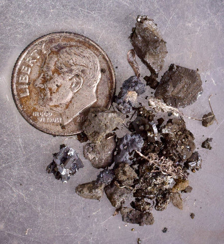 20grs NATIVE SILVER MINERAL & WIRES PERU UCHUCCHACUA MINE MINERAL SPECIMEN HB165