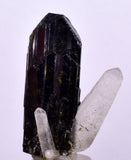 3.2cms PREMIUM EPIDOTE QUARTZ MINIATURE CRYSTALS PERU AESTHETIC COLLECTOR CB127