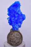 3.3cms ALUNOGEN CHALCANTHITE ROMERITE PERU NATURAL BOTRYOIDAL CRYSTALS FB55