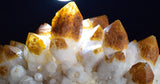 11cms STALACTITE QUARTZ HEMATOID GOETHITE LIMONITE PERU MINERAL SPECIMEN QB83