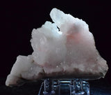 7.2cms RHODOCHROSITE ROSETTE QUARTZ PERU PINK CRYSTALS NEEDLES MINERAL RBZ462